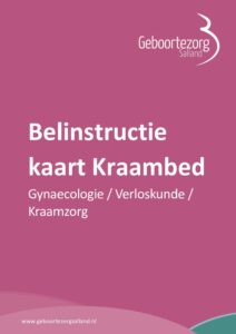 Belinstructiekaart – Kraambed