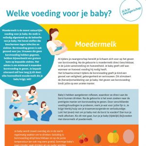 Voeding voor je baby