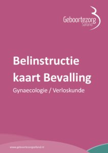 Belinstructiekaart – Bevalling