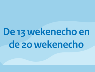 De 13 wekenecho en de 20 wekenecho