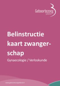 Belinstructiekaart – Zwangerschap